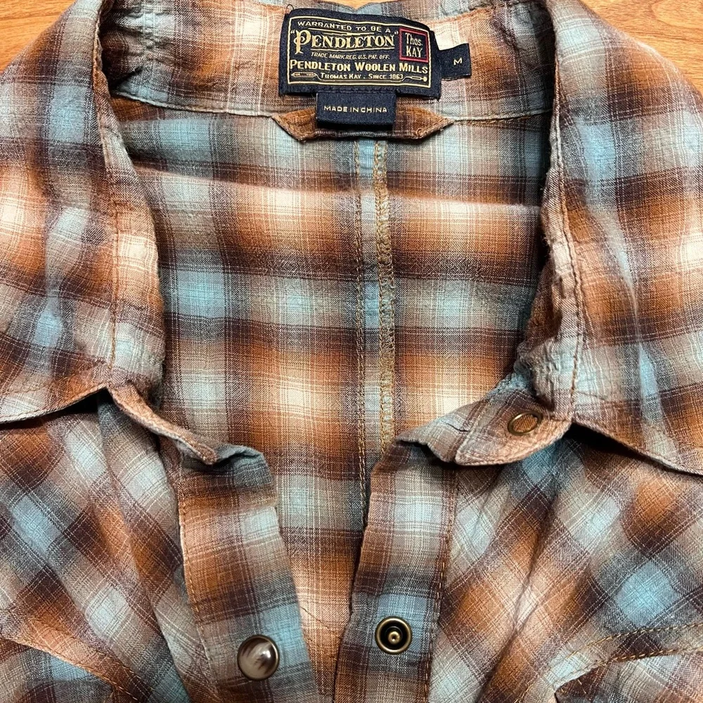 Plaid Button-Up Dress - Picture 7 of 10